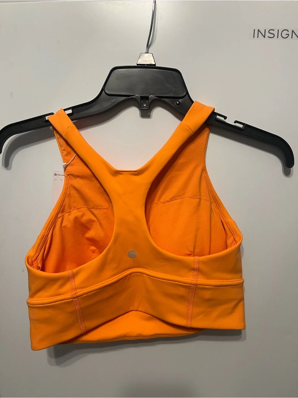 lululemon athletica Bright Orange High-Neck Sports Bra